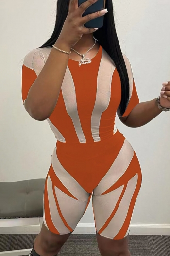 S-2XL summer new plus size 3 colors fixed printing high stretch stylish slim shorts sets