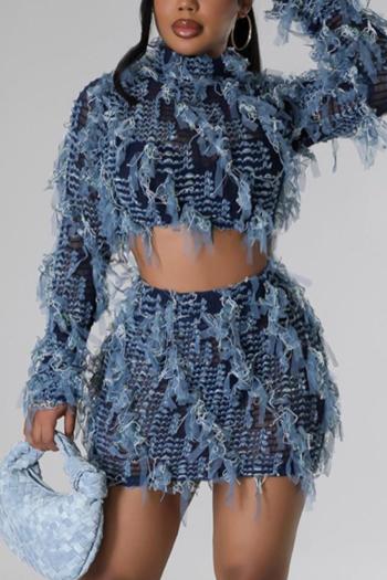 sexy slight stretch tight mesh see-through mini skirt sets