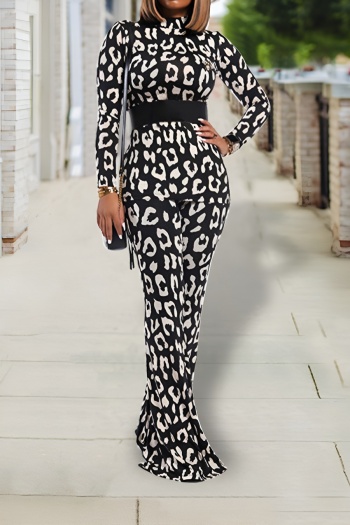 s-2xl casual contrast color zip-up long sleeve tops pants sets(no belt)