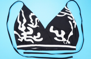 Stylish plus size non-stretch tatting positioning print vest & pants set