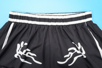 Stylish plus size non-stretch tatting positioning print vest & pants set