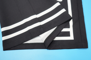 Stylish plus size non-stretch tatting positioning print vest & pants set