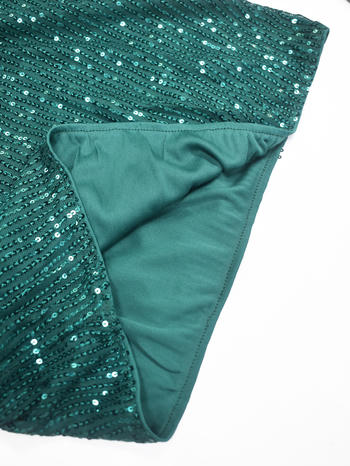 Casual plus size slight stretch sling sequins vest high waist pants set