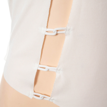 Summer new style cutout bandage irregular elastic sexy top