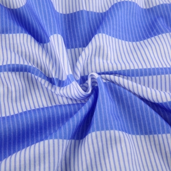Summer new stylish striped batch printing stretch sleeveless slim single breasted sexy vest