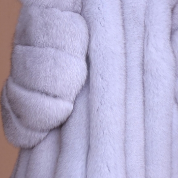 Winter new stylish eight colors solid color inelastic fur plus size casual outerwear