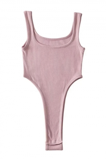 new 5 colors stretch solid color sling slim sexy bodysuit