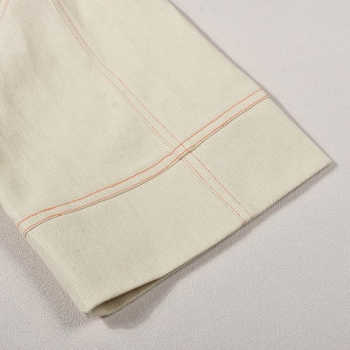 Exquisite non-stretch tatting hollow metallic ring linked crop jacket