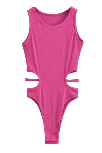 sexy slight stretch 6 colors hollow bodysuit(size run small)