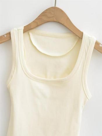 Sexy slight stretch 8-colors solid hollow slim sleeveless all-match vest