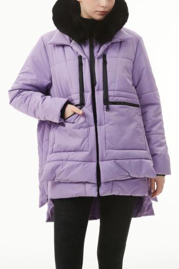 casual plus size non-stretch 7-colors zip-up hooded fleece warm jacket