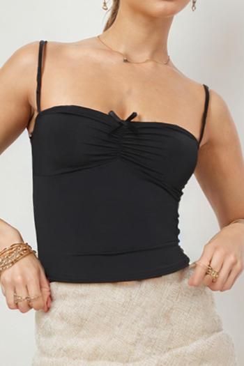 new sexy slight stretch black backless low-cut backless tank tops