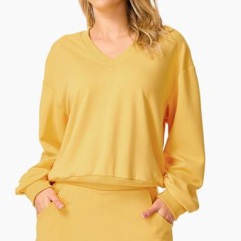 casual non-stretch solid color simple all-match top