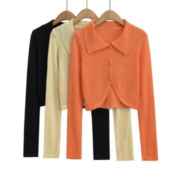 Sexy slight stretch solid color tight knit crop top size run small