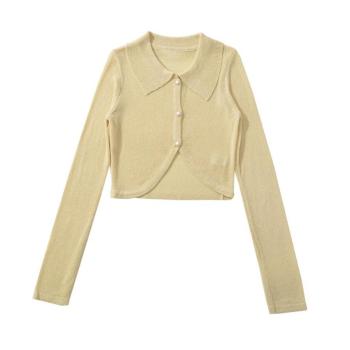 Sexy slight stretch solid color tight knit crop top size run small