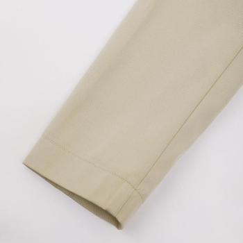 Casual non-stretch lapel solid color with belt jacket(size run small)