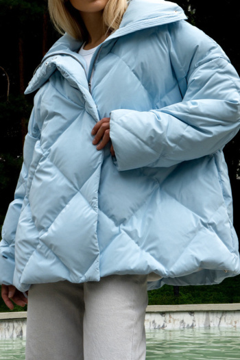 casual non-stretch solid color lapel warm cotton jacket