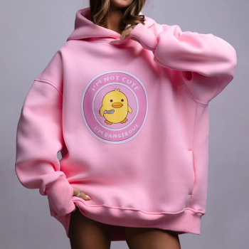 casual non-stretch 4 colors hooded cartoon printing sweatshirts