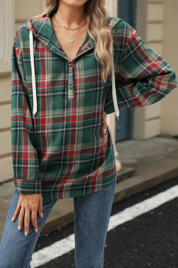 casual plus size non-stretch lattice printing hooded sweatshirts