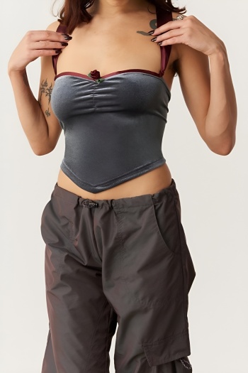 s-xl new slight stretch contrast patchwork flannelette applique tank tops