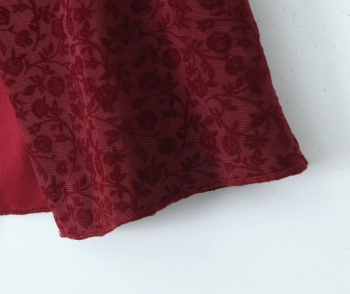 Casual slight stretch stitching mesh square neck top(size run small)