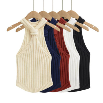 sexy slight stretch ribbed knit 5 colors kink tank top(size run small)