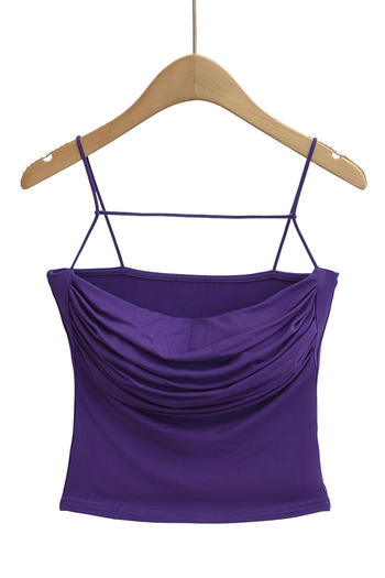 casual stretch sling slim fit with padded pleated crop vest size run small