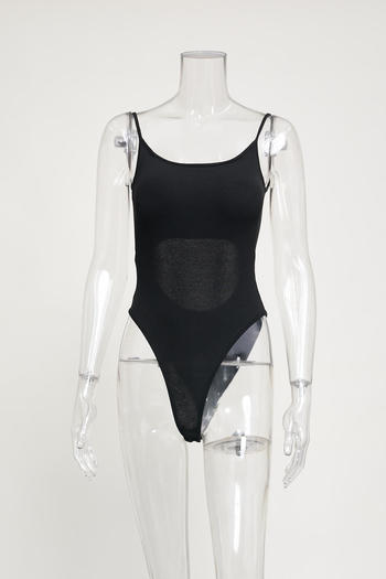sexy slight stretch 6 colors padded sling bodysuit(size run small)