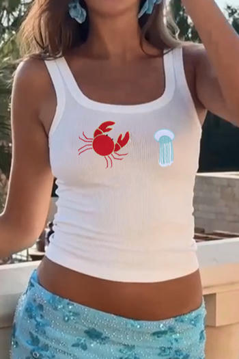 casual slight stretch embroidery slim fit breathable all-match vest