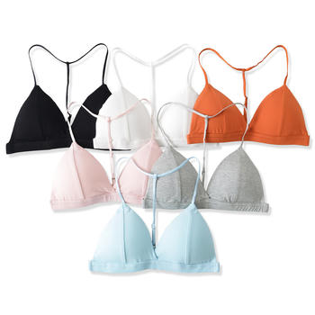 sexy slight stretch 6 colors halter-neck padded tank top(size run small)