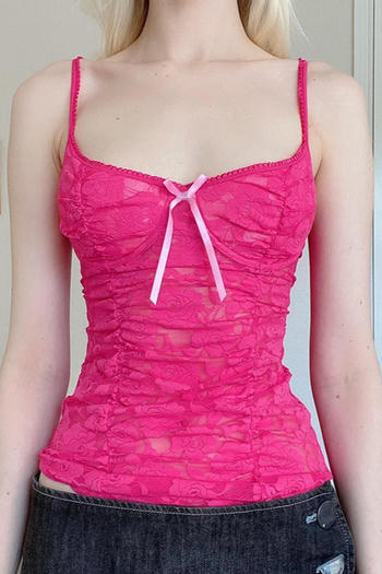 sexy slight stretch sling see-through lace slim fit vest