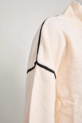 Casual slight stretch knitted zip-up loose all-match sweater