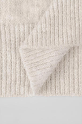 Casual slight stretch knitted zip-up loose all-match sweater