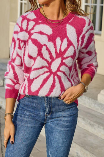 casual slight stretch knitted 3 colors long sleeve all-match sweater