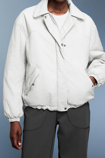 casual non-stretch pure colour warm all-match cotton outerwear