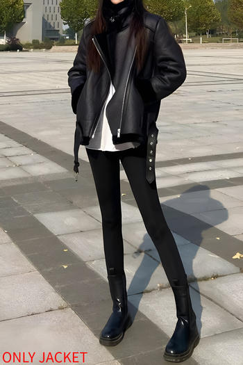 casual non-stretch 3 colors lapel zip-up jacket