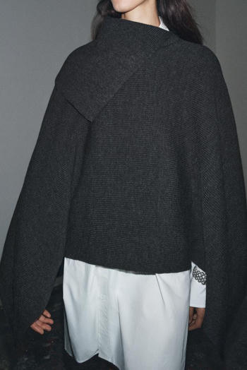 casual slight stretch ribbed knit crew neck loose sweaters