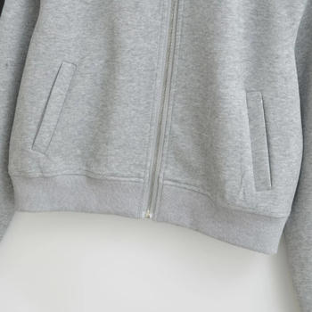 Casual slight stretch stand collar zip-up jacket(size run small)