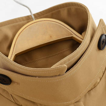 Casual non-stretch solid color lapel drawstring jacket