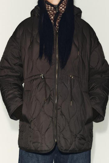 casual non-stretch hooded solid color zip-up drawstring jacket