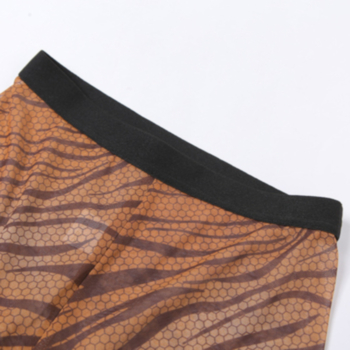 Autumn new style mesh batch printing see-through stretch even socks leggings