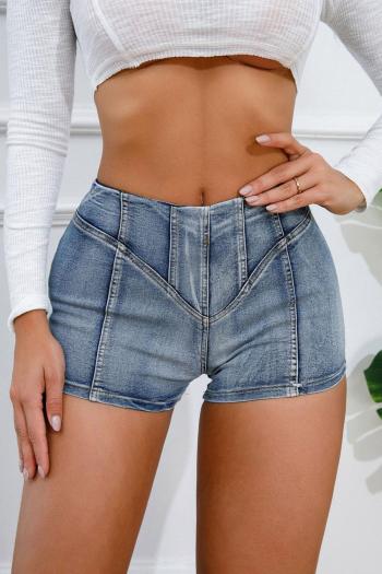 sexy plus-size stretch high waist denim hot shorts