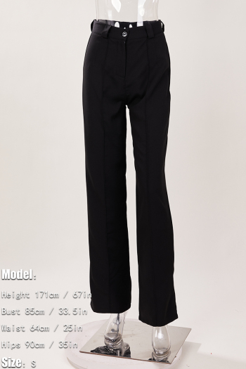 high quality stylish non-stretch 11 colors straight suit pants(only pants)
