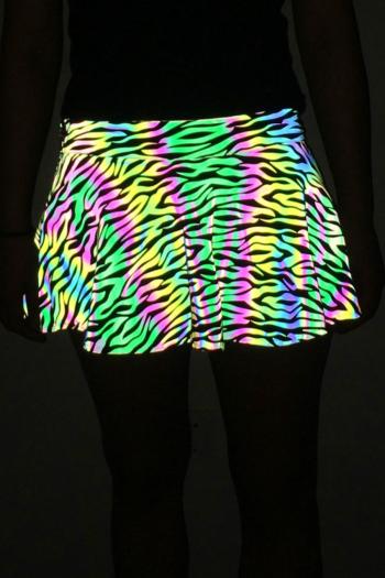 Reflective Mini Skirt