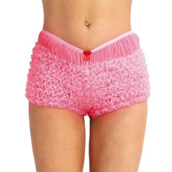 summer lace slight stretch solid color bow sexy shorts