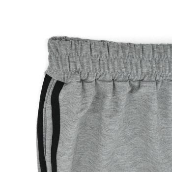 Casual slight stretch stripe printing high-waist pants