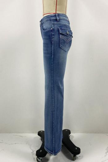Glamybabes high-waist with pocket slight stretch casual jeans