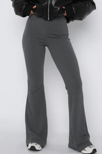 casual plus size slight stretch 4 colors high-waist solid color pants