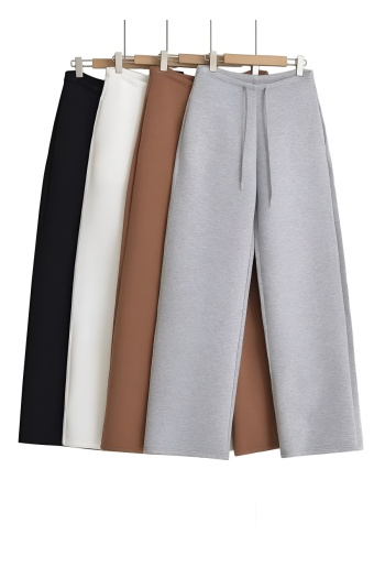 casual slight stretch 4 colors drawstring pocket sweatpants(size run small)