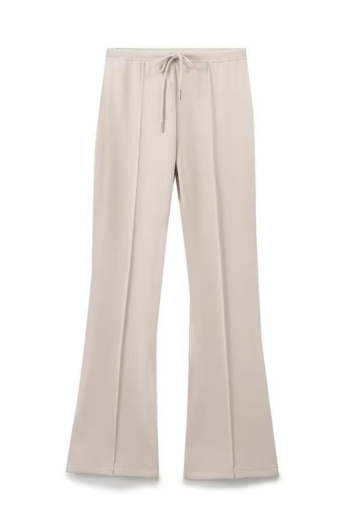 casual non-stretch 4 colors high-waist solid color pants